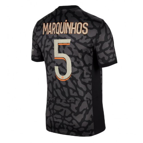 Dres Paris Saint-Germain Marquinhos #5 Rezervni 2023-24 Kratak Rukav